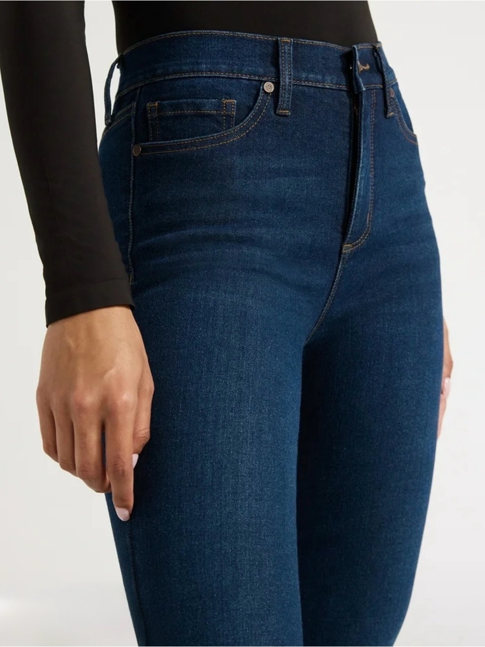 sofia by sofia vergara Dark Blue High-Rise Flare Jeans - Picture 3 of 13